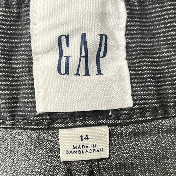 GAP Corduroy Shorts Women 14 Silver Bells Gray Fray Hem Stretch - Picture 7 of 9